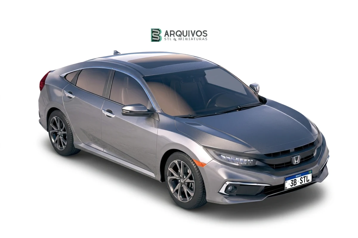 Modelo 3D STL - Honda Civic LED 2019 — foto 5